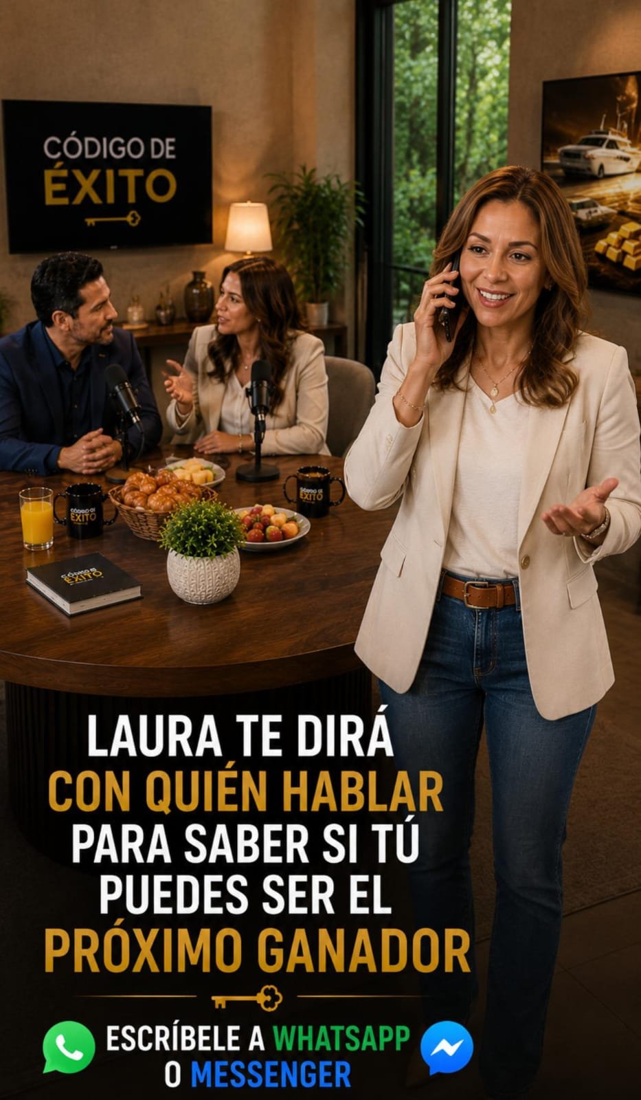 Laura te dirá con quién hablar